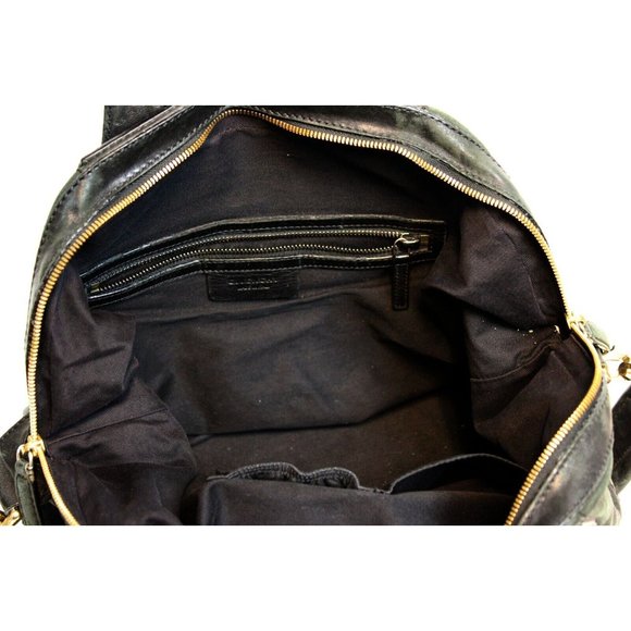 Givenchy Nightingale Black Leather Bag Satchel Bag Removable Strap Pockets - Picture 10 of 12